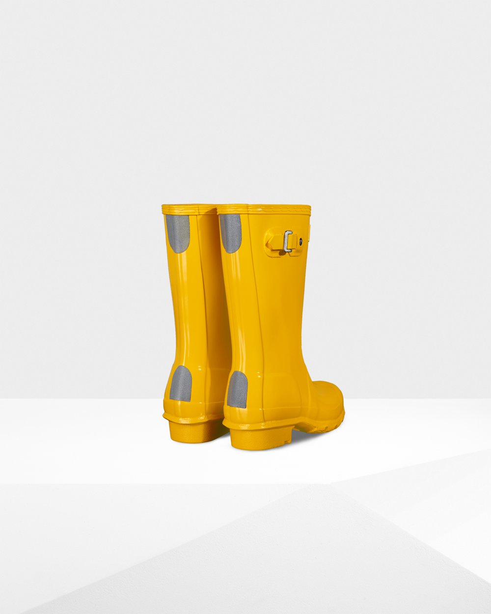 Hunter Niños Original Big Gloss - Botas de Lluvia Amarillo - 689-OEJMYV